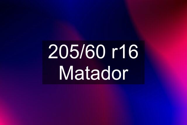 205/60 r16 Matador