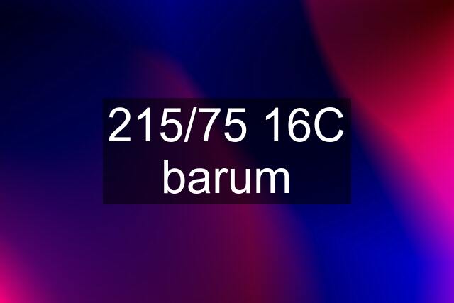 215/75 16C barum