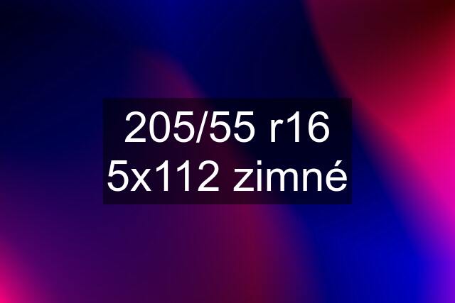 205/55 r16 5x112 zimné