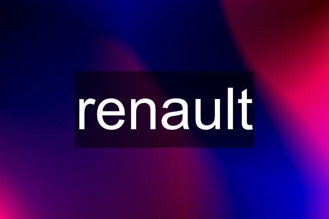 renault