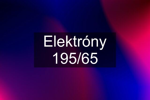 Elektróny 195/65