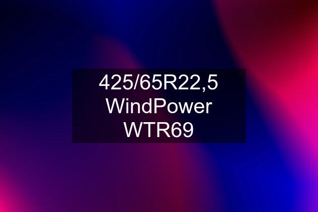 425/65R22,5 WindPower WTR69