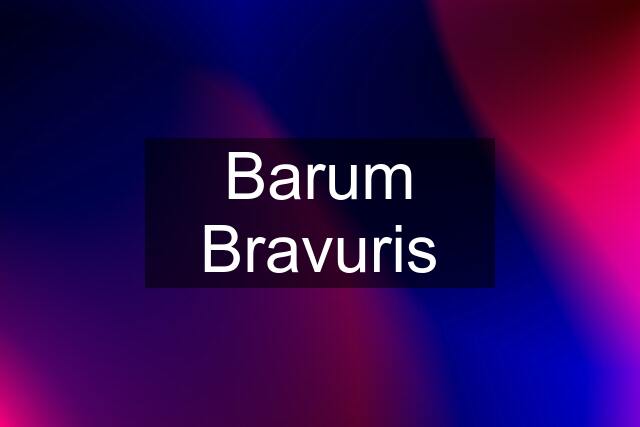 Barum Bravuris