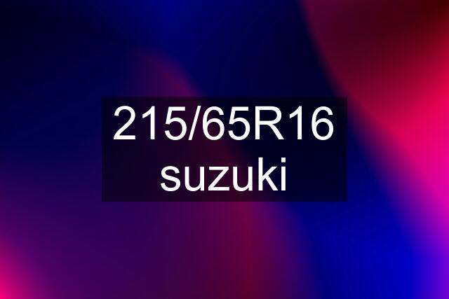 215/65R16 suzuki