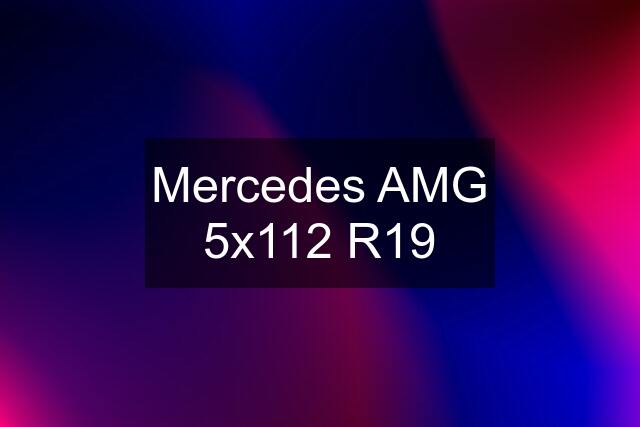 Mercedes AMG 5x112 R19