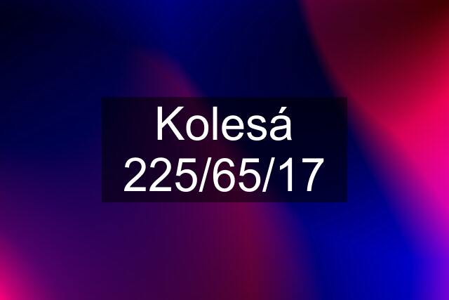 Kolesá 225/65/17