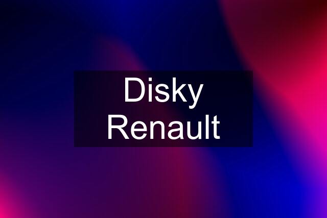 Disky Renault