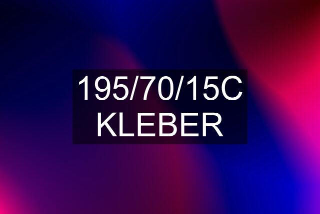 195/70/15C KLEBER