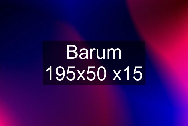 Barum 195x50 x15