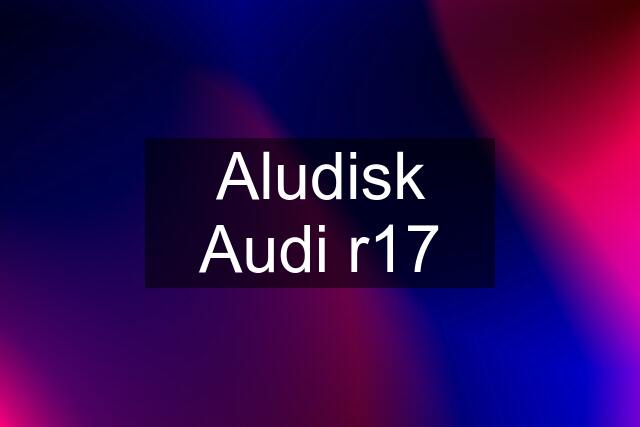 Aludisk Audi r17