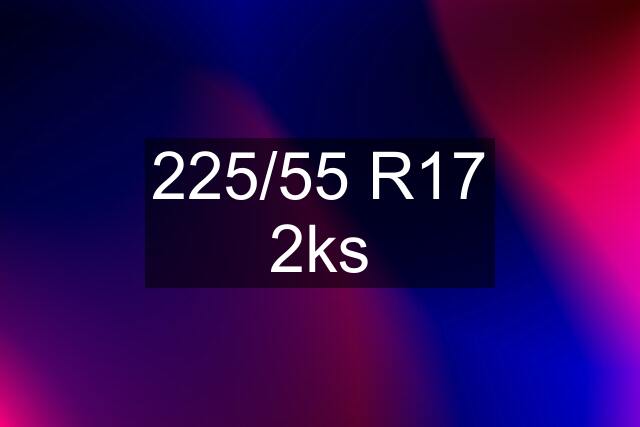225/55 R17 2ks