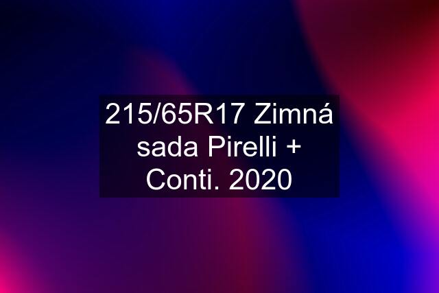 215/65R17 Zimná sada Pirelli + Conti. 2020