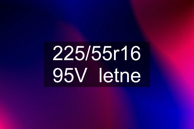 225/55r16 95V  letne