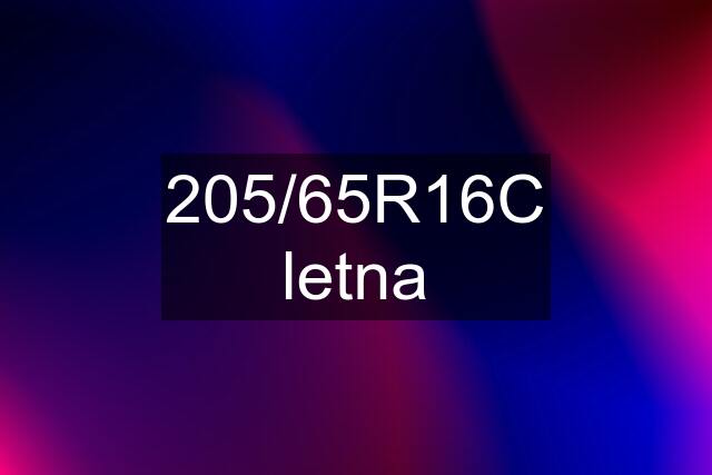 205/65R16C letna