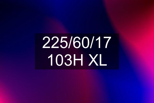 225/60/17 103H XL