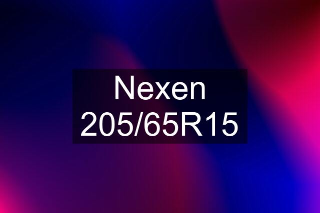 Nexen 205/65R15