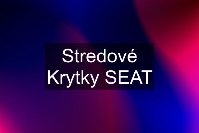 Stredové Krytky SEAT