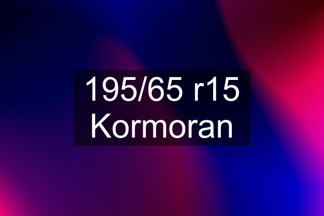 195/65 r15 Kormoran