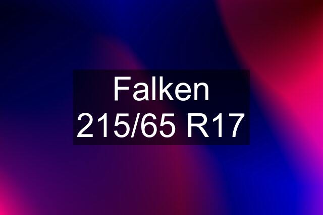 Falken 215/65 R17