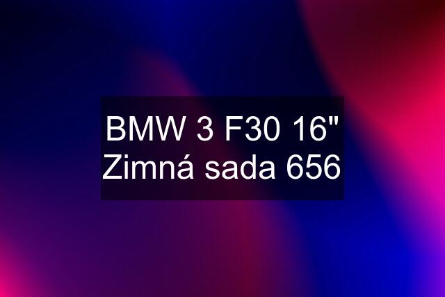 BMW 3 F30 16" Zimná sada 656