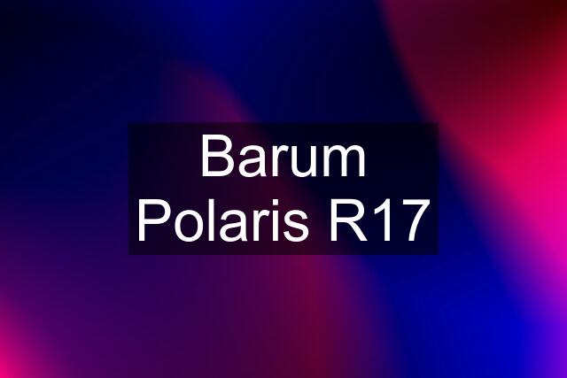 Barum Polaris R17