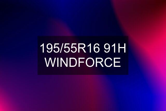 195/55R16 91H WINDFORCE