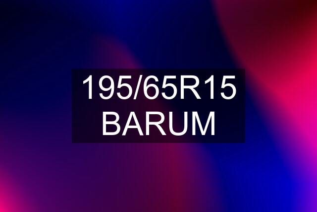 195/65R15 BARUM