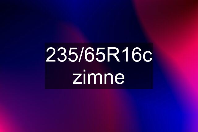 235/65R16c zimne