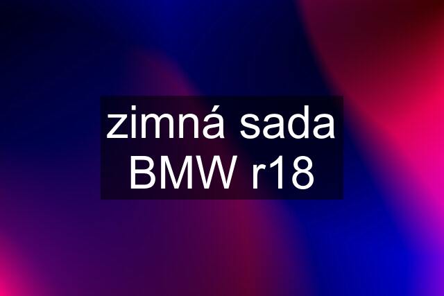 zimná sada BMW r18