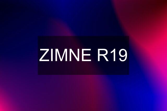 ZIMNE R19