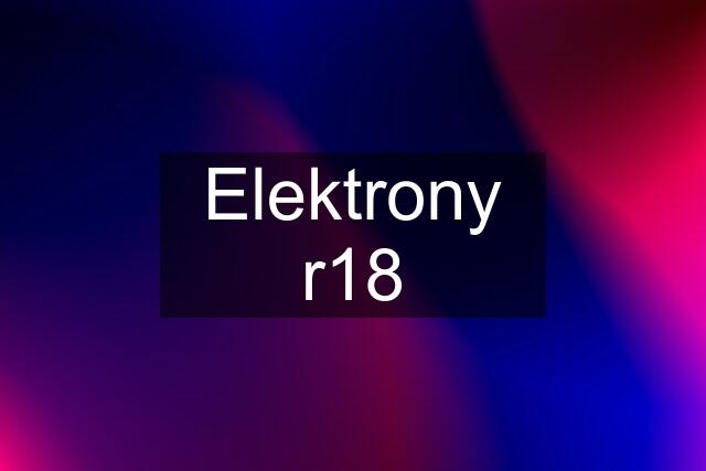 Elektrony r18