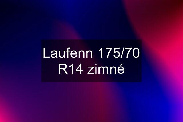 Laufenn 175/70 R14 zimné