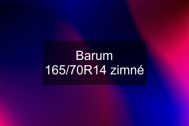 Barum 165/70R14 zimné