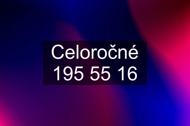 Celoročné 195 55 16