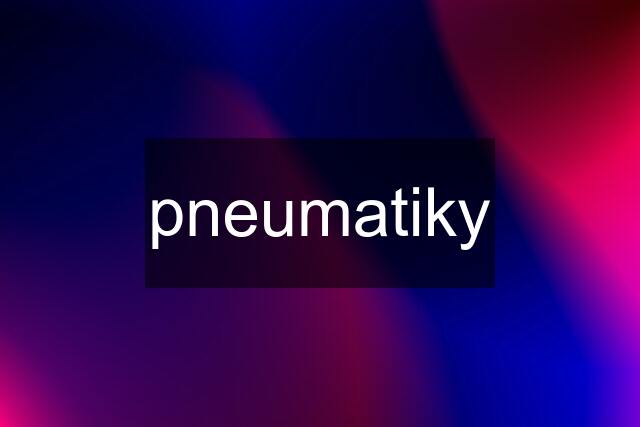 pneumatiky