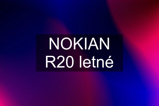 NOKIAN R20 letné