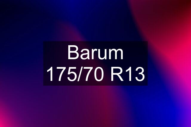 Barum 175/70 R13