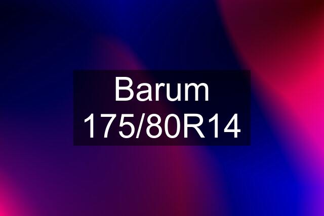 Barum 175/80R14