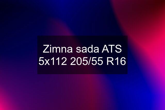 Zimna sada ATS 5x112 205/55 R16