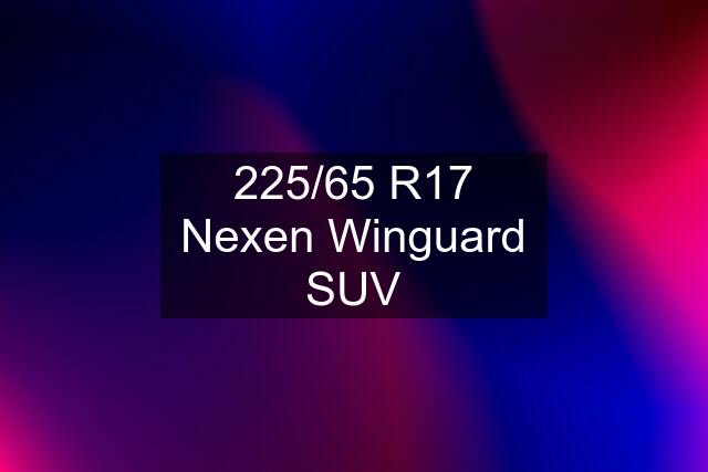 225/65 R17 Nexen Winguard SUV