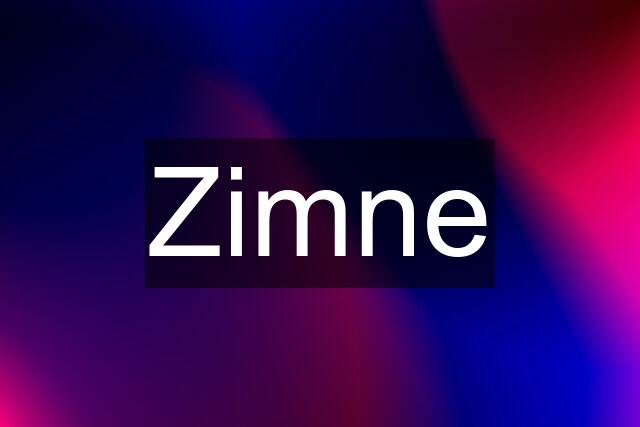 Zimne