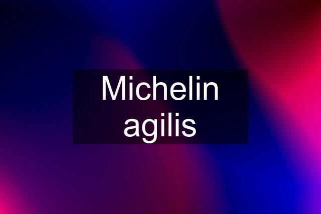 Michelin agilis