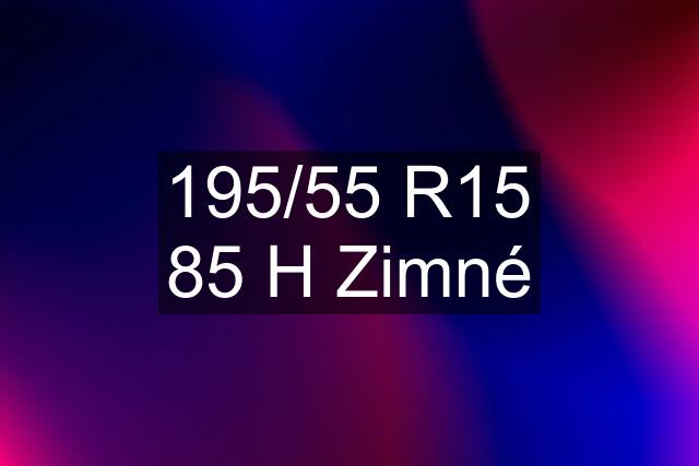 195/55 R15 85 H Zimné