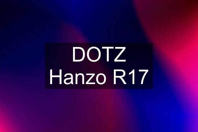 DOTZ Hanzo R17