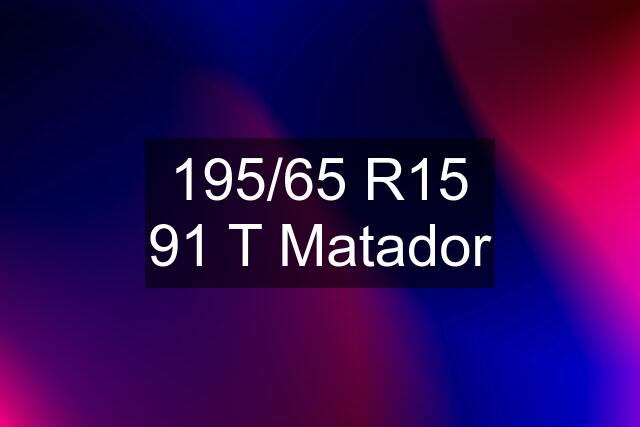 195/65 R15 91 T Matador