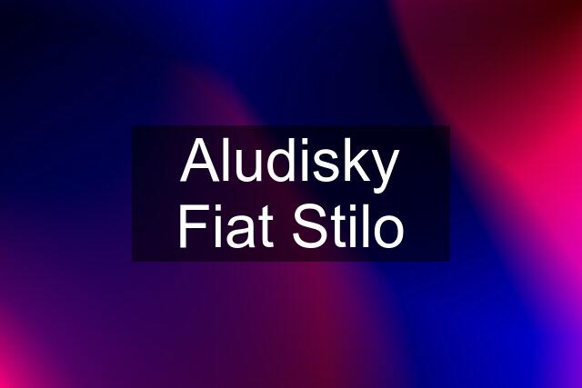 Aludisky Fiat Stilo