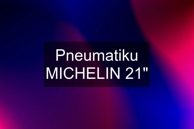 Pneumatiku MICHELIN 21"