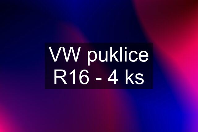 VW puklice R16 - 4 ks