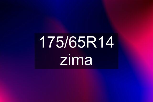 175/65R14 zima