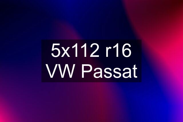 5x112 r16 VW Passat